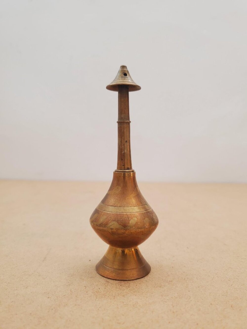 Antique Indian Rose Water Sprinkler, Religious Gifts, Perfume Sprinkler, Brass,